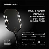 Friday Aura Pro Elongated Pickleball Paddle
