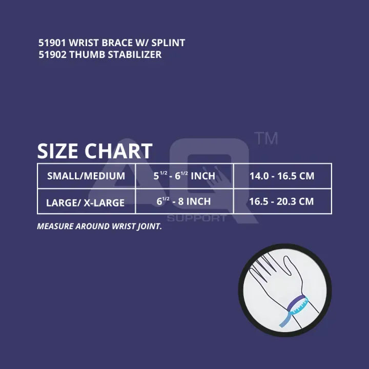 AQ Splint Thumb Stabilizer