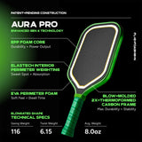 Friday Aura Pro Elongated Terra Metallic Pickleball Paddle