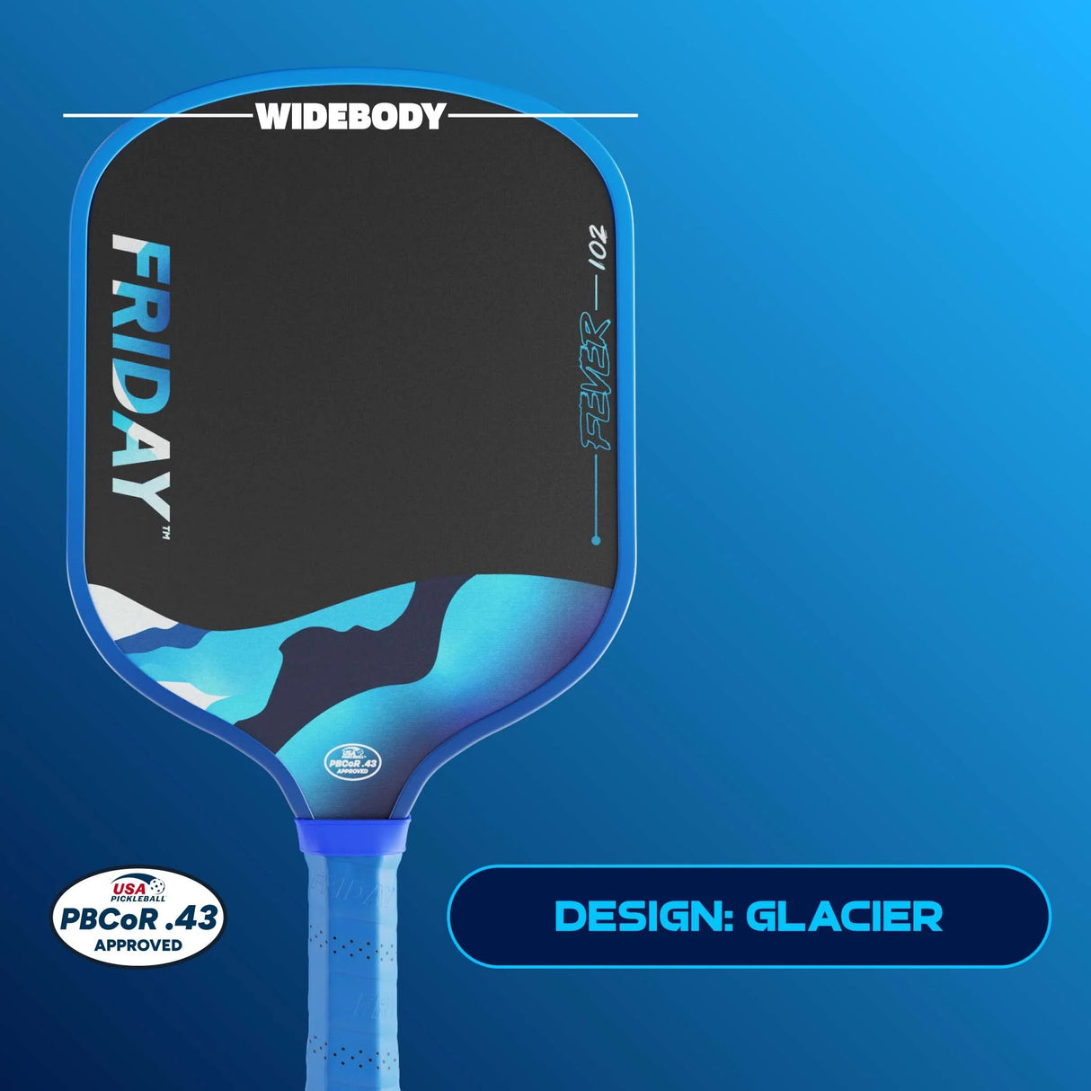 Friday Fever 102 Wide Pickleball Paddle