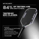 Friday Aura Pro Elongated Eclipse Metallic Pickleball Paddle