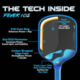 Friday Fever 102 Wide Pickleball Paddle