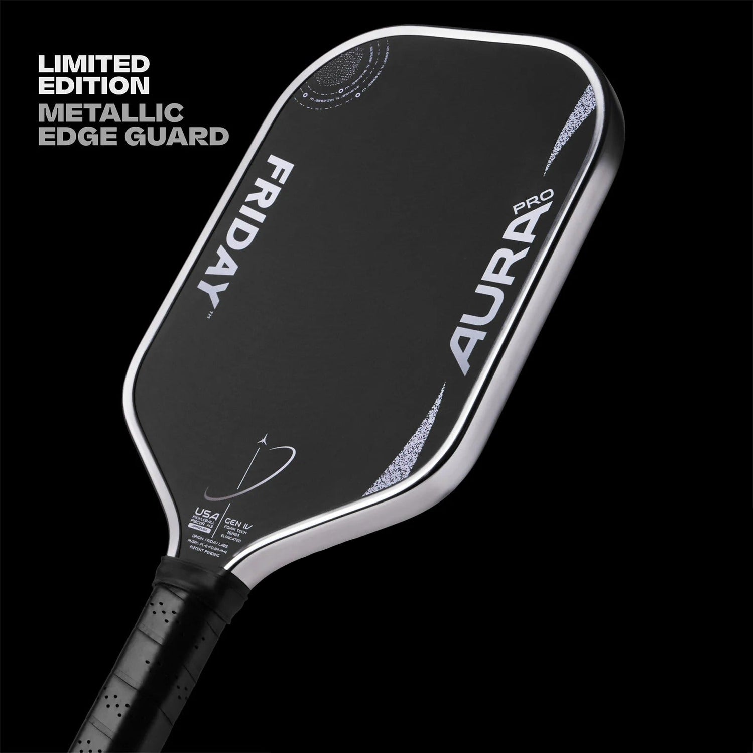 Friday Aura Pro Elongated Eclipse Metallic Pickleball Paddle