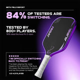 Friday Aura Pro Elongated Lunar Metallic Pickleball Paddle