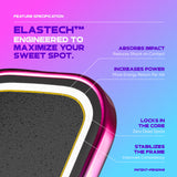 Friday Aura Pro Elongated Vice Metallic Pickleball Paddle
