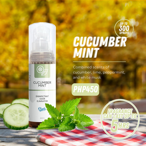 Clyde Disinfectant Odor Eliminator Cucumber Mint