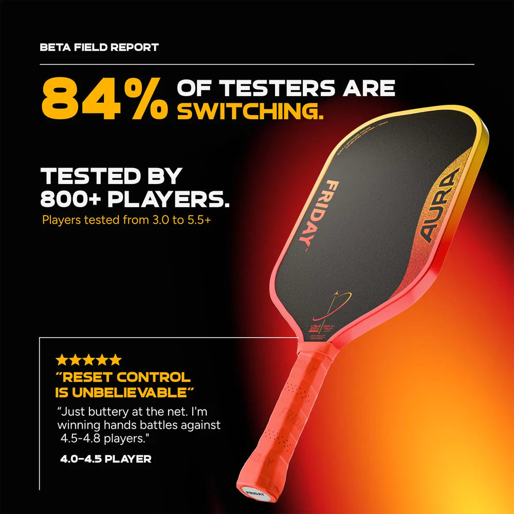 Friday Aura Elongated Pickleball Paddle