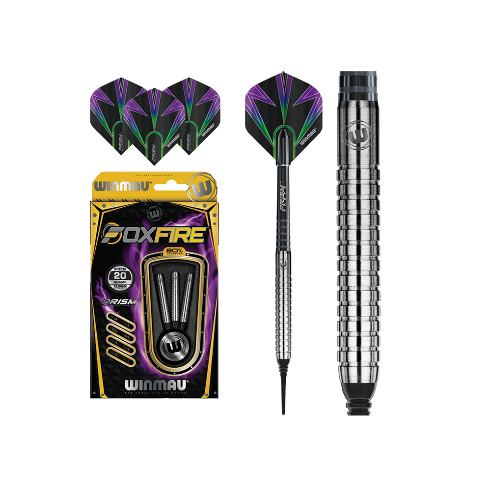 Winmau Foxfire 80% Tungsten Soft Tip Darts