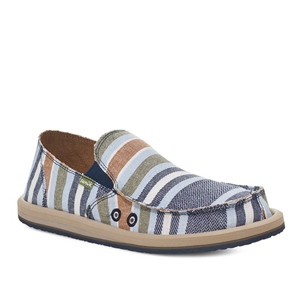 Sanuk Men's Sidewalk Surfer Navy - Toby's Sports