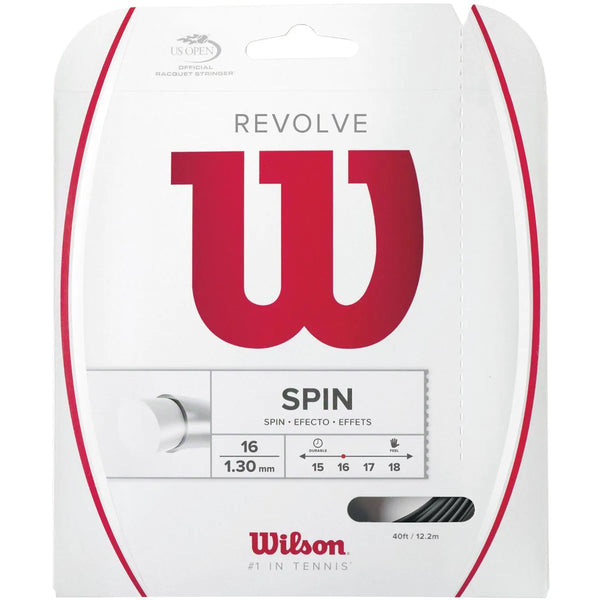 Wilson Revolve Spin 16 Tennis String - Set