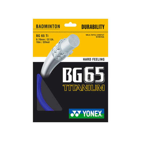 Yonex Badminton String BG65 Titanium