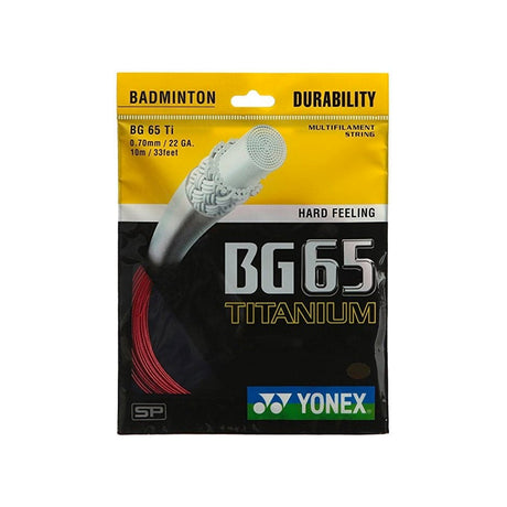 Yonex Badminton String BG65 Titanium