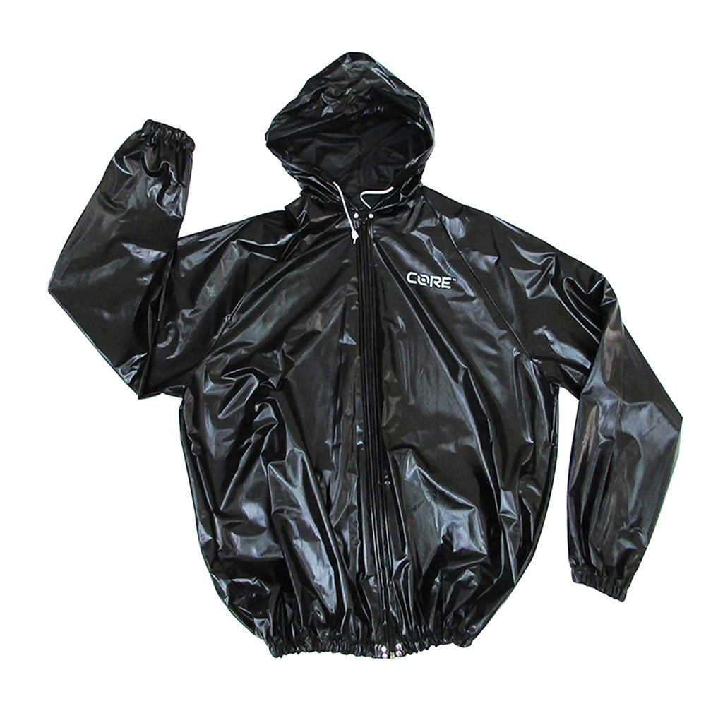 Core Unisex Sauna Suit with Zipper and Hood