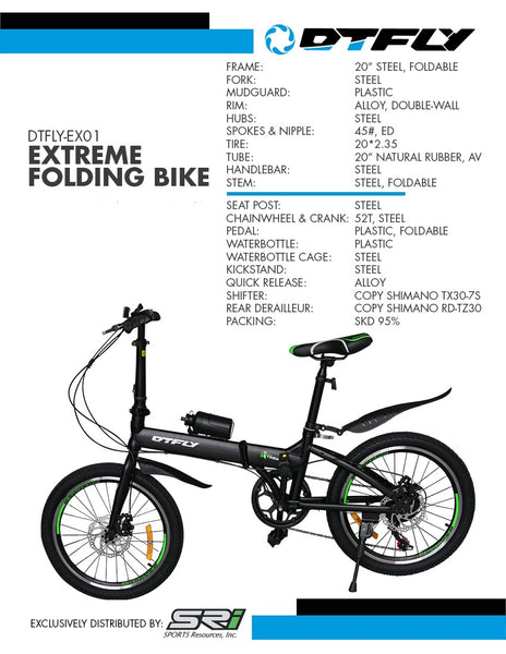 DTFLY Extreme Folding Bike