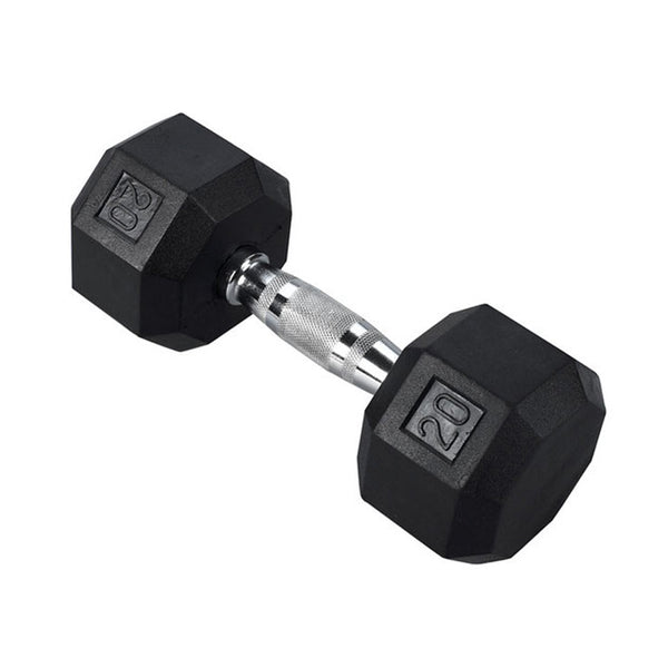 Rubber Hex Dumbbell 20 lbs