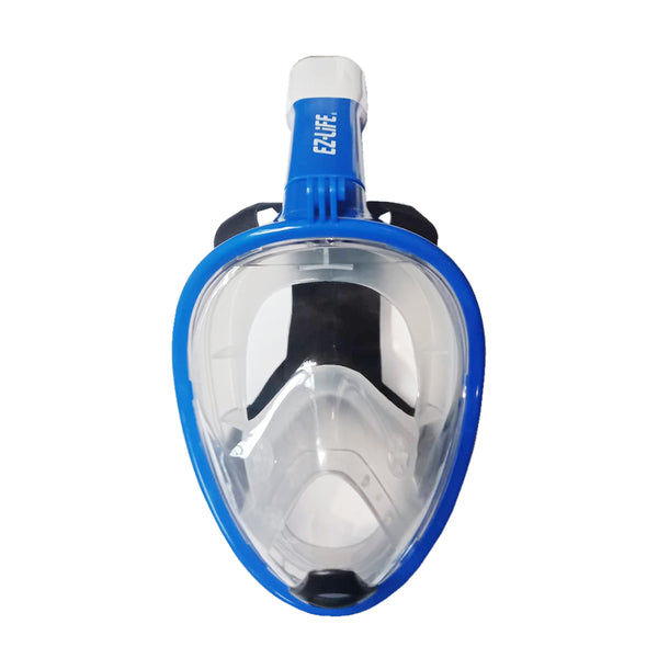 EZ Life Full Face Snorkeling Blue Mask