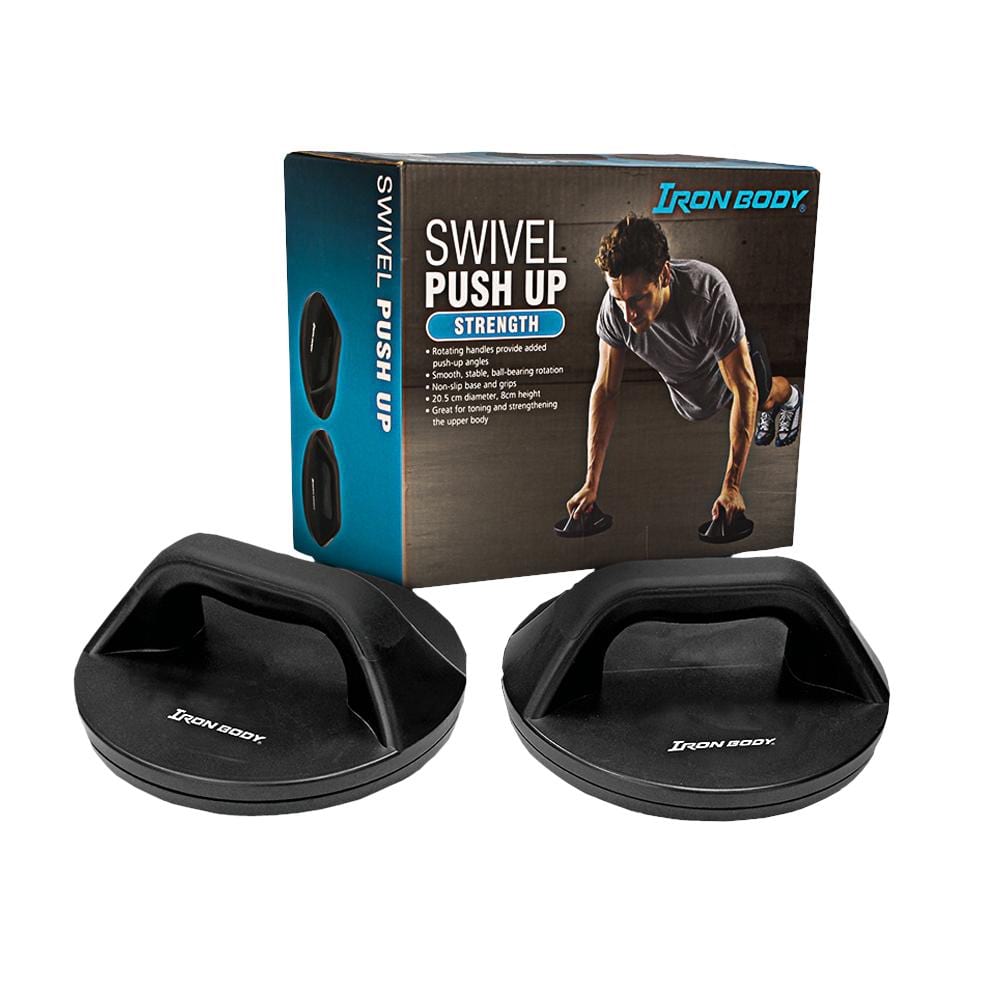 Iron Body Swivel Push Up Bar | Toby's Sports