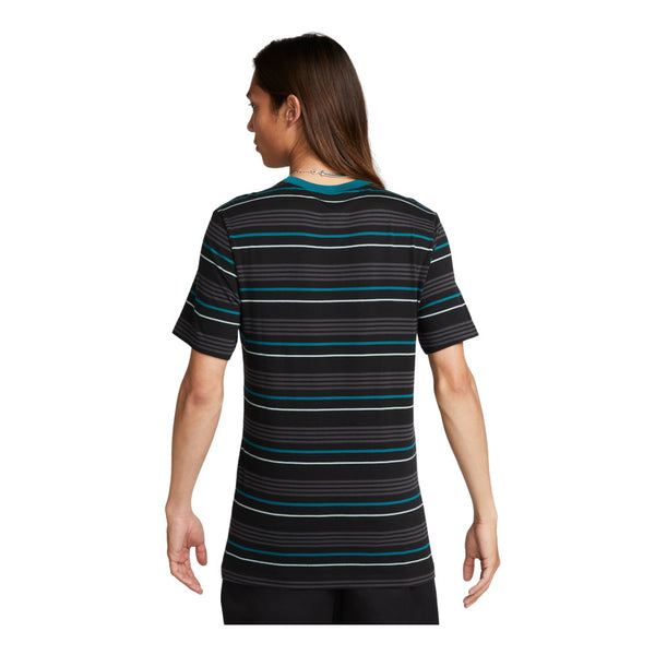Nike Men's Sportswear Club Stripe Tee Gym Soccer Casual T-Shirt