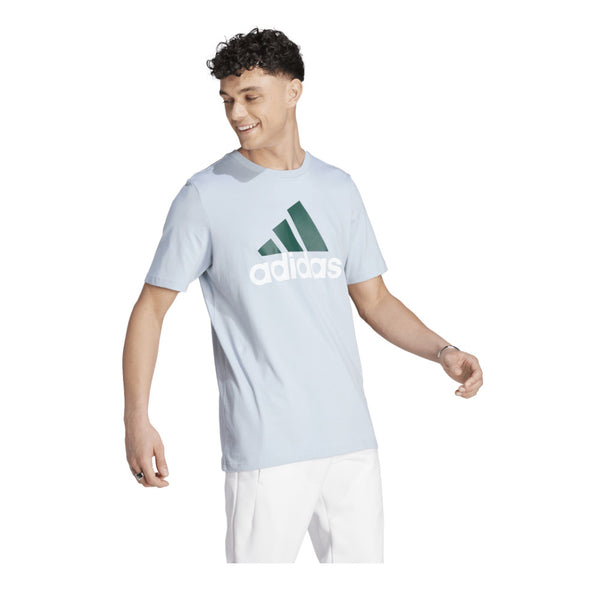 Adidas Men\'s Essentials Single Jersey Big Logo Tee Wonder Blue - Toby\'s  Sports