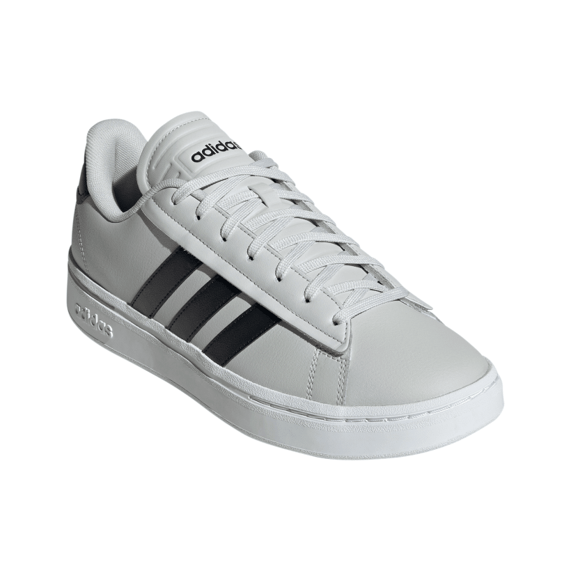 Adidas grey tennis sales shoes