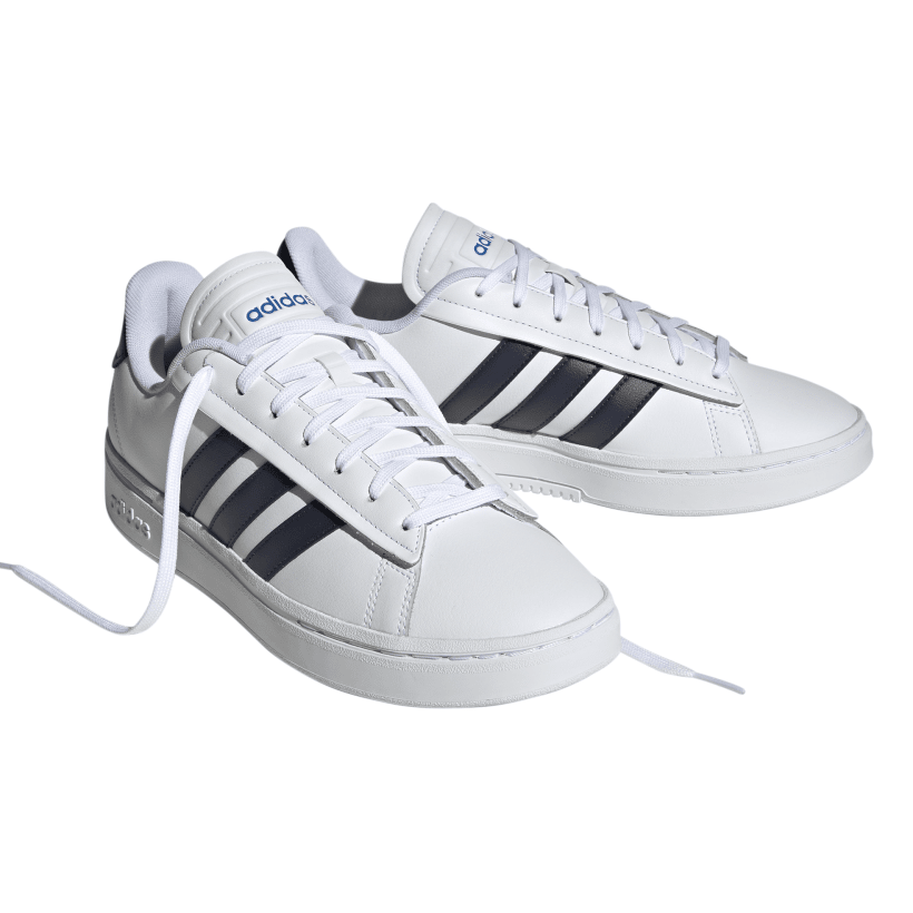 adidas Men s Grand Court Alpha Tennis Shoes Ftwwht Legink Broyal